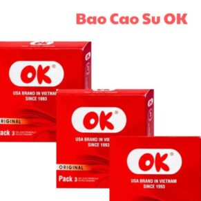 Bao Cao Su OK Original - Hàng Việt Nam Chất Lượng Cao Hộp 3 Cái